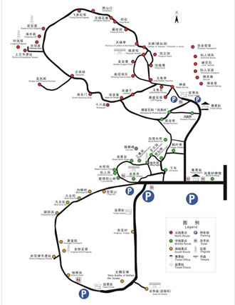 北京鳳凰嶺自然風(fēng)景區(qū)導(dǎo)游圖
