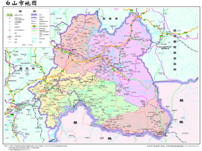 白山市地圖