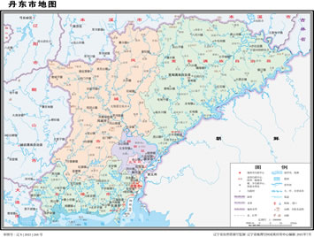 丹東市地圖
