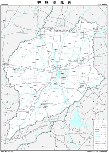 聊城市地圖