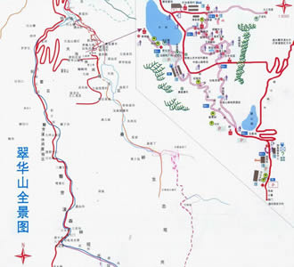 翠華山導(dǎo)游圖