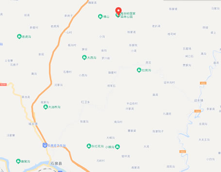 鬼谷嶺國(guó)家森林公園導(dǎo)游圖