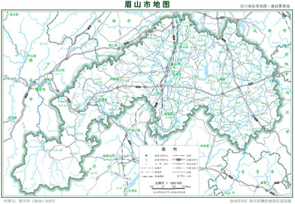 眉山市地圖