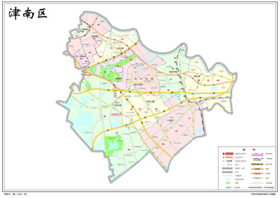 天津市津南區(qū)地圖