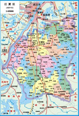 武漢市江夏區(qū)地圖